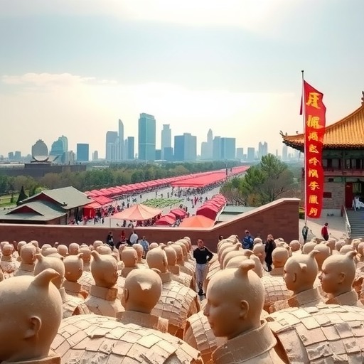 陕西文旅产业营收突破7900亿元,综合效应显著提升(图1) 陕西文旅产业营收突破7900亿元,综合效应显著提升(图1)