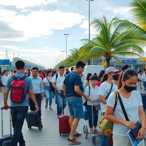 海南免签政策吸引超200万外籍旅客 通关效率显著提升(图1) 海南免签政策吸引超200万外籍旅客 通关效率显著提升(图1)