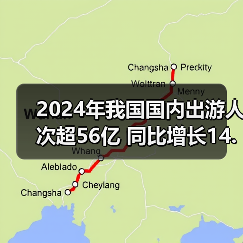 2024年我国国内出游人次超56亿 同比增长14.8%(图3) 2024年我国国内出游人次超56亿 同比增长14.8%(图3)