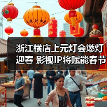 浙江横店上元灯会燃灯迎春 影视IP将赋能春节文旅消费(图2) 浙江横店上元灯会燃灯迎春 影视IP将赋能春节文旅消费(图2)