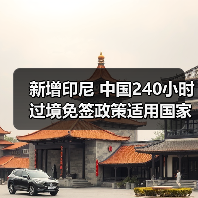 新增印尼 中国240小时过境免签政策适用国家扩展至55国（图1）