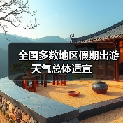全国多数地区假期出游天气总体适宜（图1）