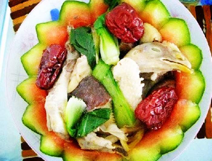 苏州夏天时令名菜——西瓜鸡(图3)
